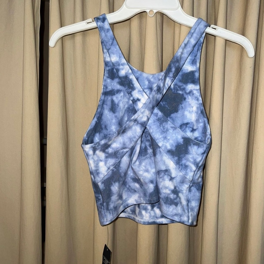 Abercrombie & fitch tie dye crop top, size small new